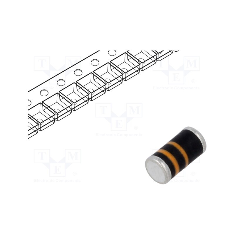 10 pcs : SGL41-40-E3/96 - Diode: Schottky rectifying, SMD, 40V, 1A, DO213AB,