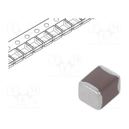 50 pcs : C3225X7R2A225K230AB - Capacitor: ceramic, MLCC, 2.2uF, 100V, X7R, ±10%, SMD, 1210