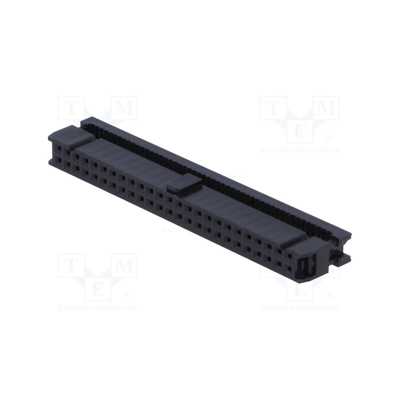 10 pcs : DS1016-50MA2BB - Plug, IDC, female, PIN: 50, with cable clamp, IDC, for ribbon cable