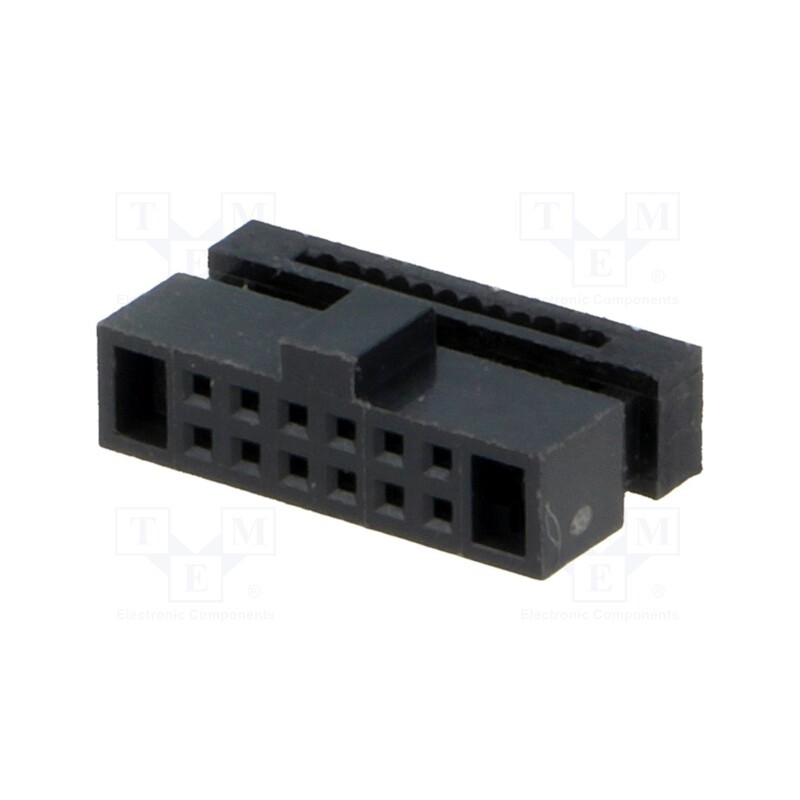 10 pcs : DS1017-01-12NA8 - Plug, IDC, female, PIN: 12, IDC, for ribbon cable, 0.635mm
