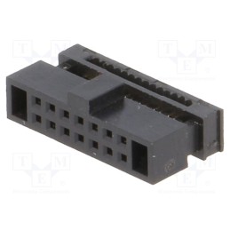 10 pcs : DS1017-01-14NA8 - Plug, IDC, female, PIN: 14, IDC, for ribbon cable, 0.635mm