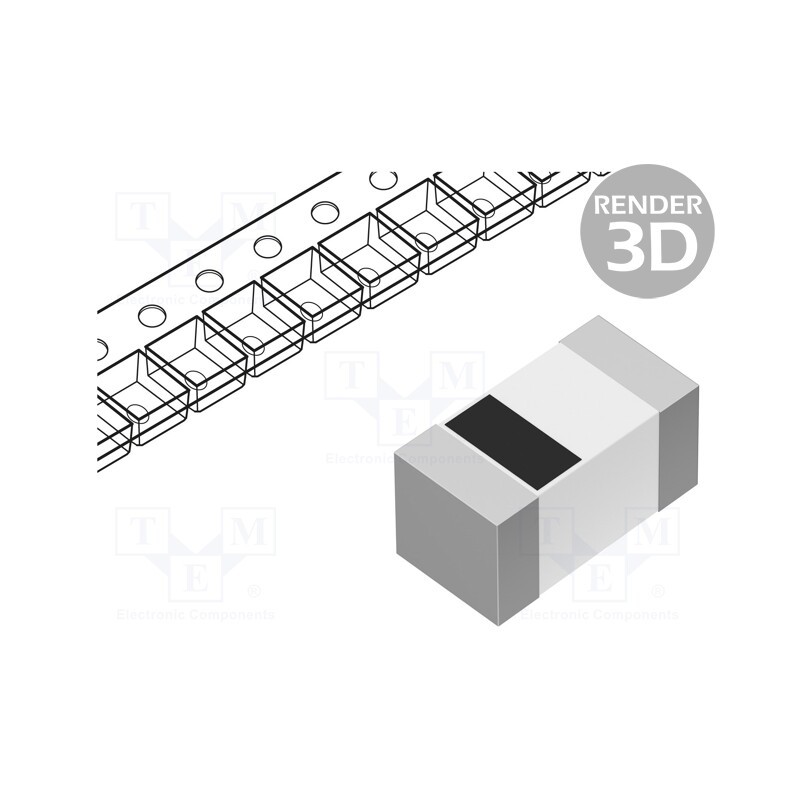 500 pcs : CL01BTQ3N9-S - Inductor: ceramic, SMD, 0201, 3.9nH, 230mA, 420mΩ, ftest: 500MHz