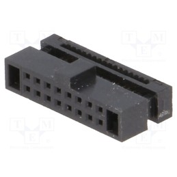 10 pcs : DS1017-01-16NA8 - Plug, IDC, female, PIN: 16, IDC, for ribbon cable, 0.635mm