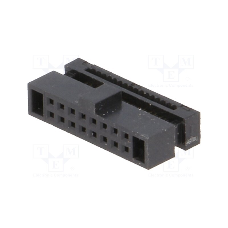 10 pcs : DS1017-01-16NA8 - Plug, IDC, female, PIN: 16, IDC, for ribbon cable, 0.635mm