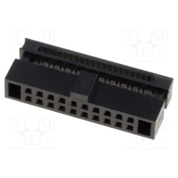 10 pcs : DS1017-01-20NA8 - Plug, IDC, female, PIN: 20, IDC, for ribbon cable, 0.635mm