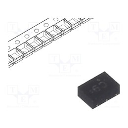 10 pcs : SN74LVC1G34DRYR - IC: digital, buffer,non-inverting, Ch: 1, CMOS, SMD, SON6, -40÷125°C