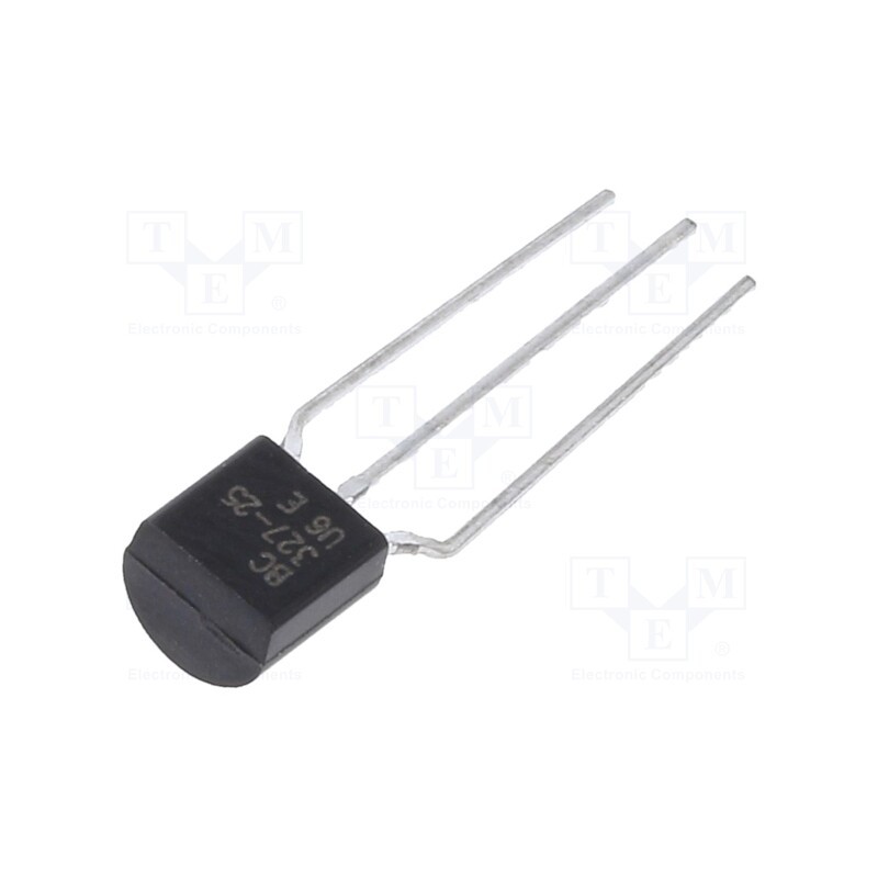 50 pcs : BC327-25-T/B - Transistor: PNP, bipolar, 50V, 0.8A, 0.625W, TO92