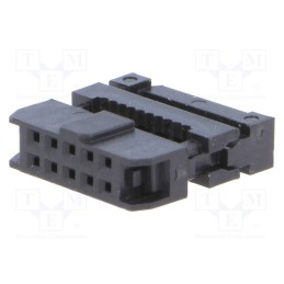 20 pcs : DS1017-10MA8B - Plug, IDC, female, PIN: 10, IDC, for ribbon cable, 1mm, gold flash