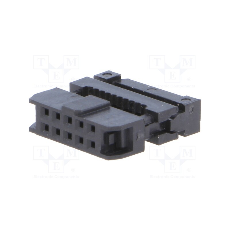 20 pcs : DS1017-10MA8B - Plug, IDC, female, PIN: 10, IDC, for ribbon cable, 1mm, gold flash