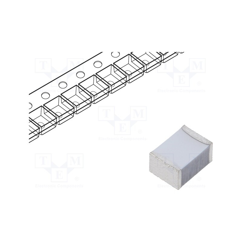 10 pcs : CB162D0225JBC - Capacitor: polyethylene, 2.2uF, ±5%, -55÷125°C, Case: 4032, 63VDC