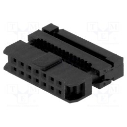 10 pcs : DS1017-14MA2B - Plug, IDC, female, PIN: 14, IDC, for ribbon cable, 1mm, gold flash