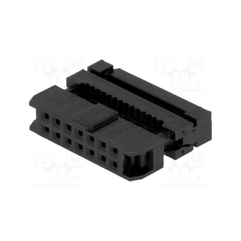 10 pcs : DS1017-14MA2B - Plug, IDC, female, PIN: 14, IDC, for ribbon cable, 1mm, gold flash