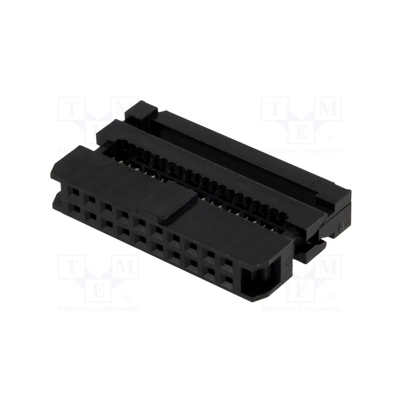 10 pcs : DS1017-20MA2B - Plug, IDC, female, PIN: 20, IDC, for ribbon cable, 1mm, gold flash