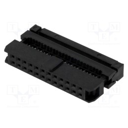 10 pcs : DS1017-24MA2 - Plug, IDC, female, PIN: 24, IDC, for ribbon cable, 1mm, gold flash