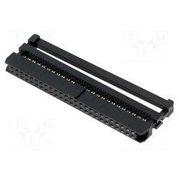 10 pcs : DS1017-50MA2B - Plug, IDC, female, PIN: 50, IDC, for ribbon cable, 1mm, gold flash