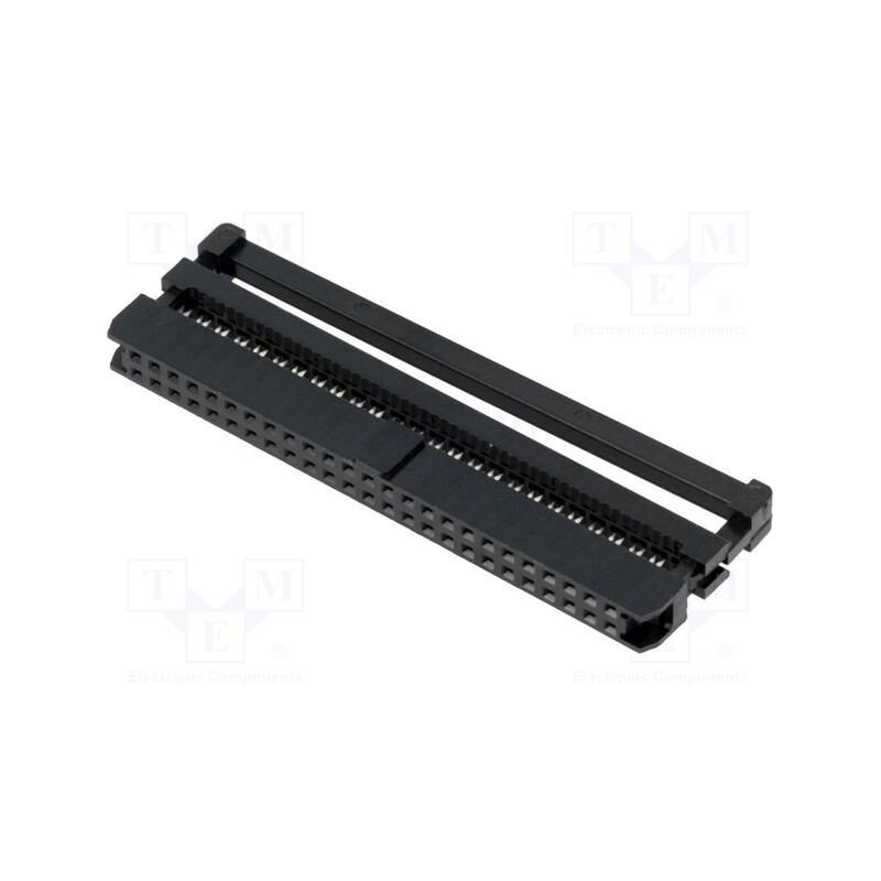 10 pcs : DS1017-50MA2B - Plug, IDC, female, PIN: 50, IDC, for ribbon cable, 1mm, gold flash