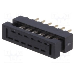 10 pcs : DS1018-02-12B2 - IDC transition, PIN: 12, THT, for ribbon cable, 1mm, Layout: 2x6