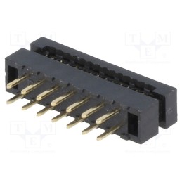 10 pcs : DS1018-02-14B2 - IDC transition, PIN: 14, THT, for ribbon cable, 1mm, Layout: 2x7