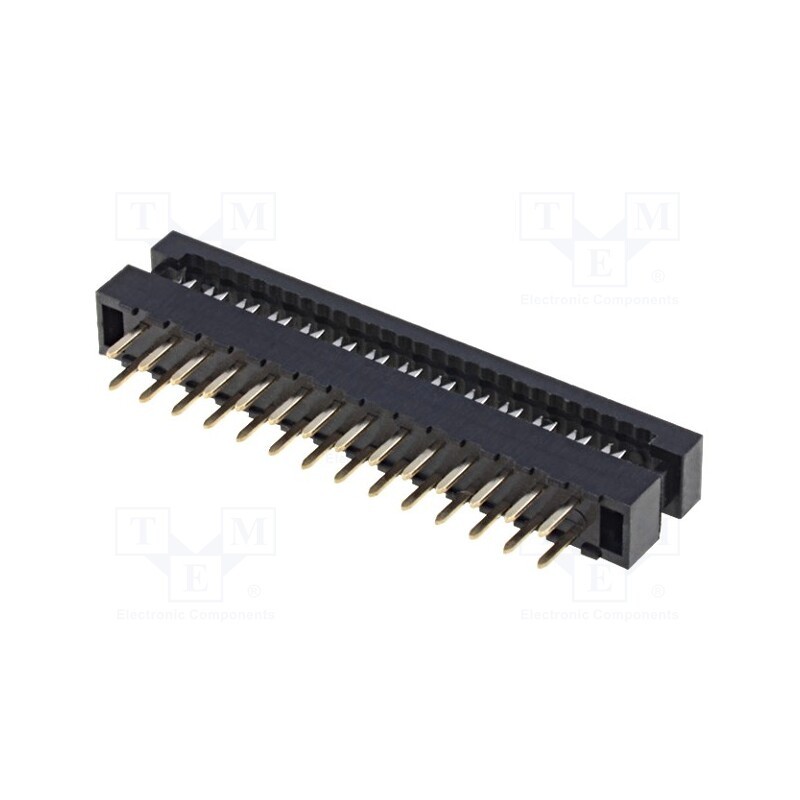 10 pcs : DS1018-02-28B2 - IDC transition, PIN: 28, THT, for ribbon cable, 1mm, Layout: 2x14