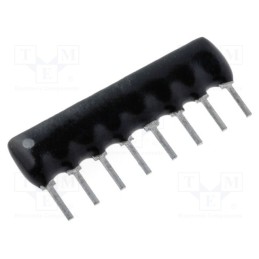 20 pcs : RNLA08G0101B0E - Resistor network: X, THT, 100Ω, ±2%, 0.125W, No.of resistors: 7