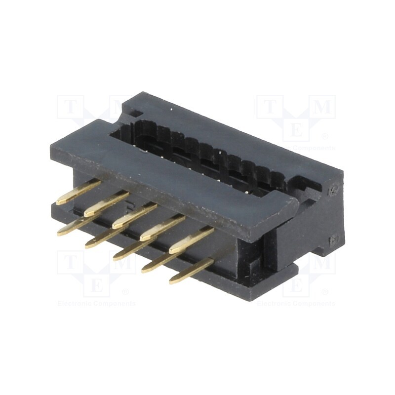 10 pcs : DS1018-102BX - IDC transition, PIN: 10, IDC,THT, for ribbon cable, 1.27mm, 1A