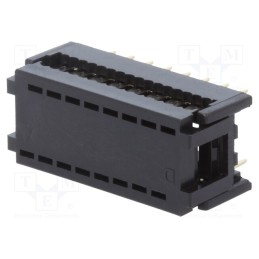 10 pcs : DS1019-16NB2B - IDC transition, PIN: 16, DIL 7,62mm, IDC,THT, for ribbon cable