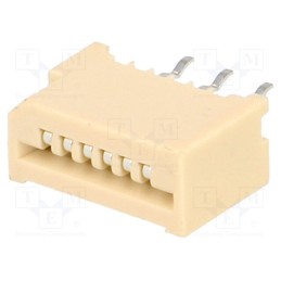 20 pcs : DS1020-01-06VT1 - Connector: FFC/FPC, straight, PIN: 6, Non-ZIF, THT, tinned, 20mΩ