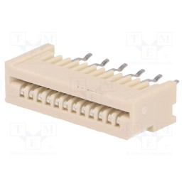 20 pcs : DS1020-01-12BT1 - Connector: FFC/FPC, straight, PIN: 12, Non-ZIF, THT, tinned, 20mΩ