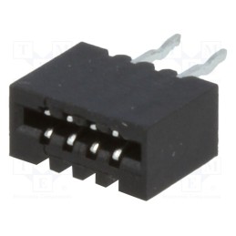 20 pcs : DS1020-04-04BVT1 - Connector: FFC/FPC, straight, PIN: 4, Non-ZIF, THT, tinned, 20mΩ
