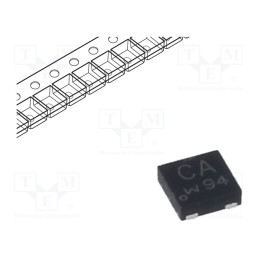 20 pcs : BC53PASX 934068121115 - Transistor: PNP, bipolar, 80V, 1A, 1.65W, DFN2020D-3,SOT1061D