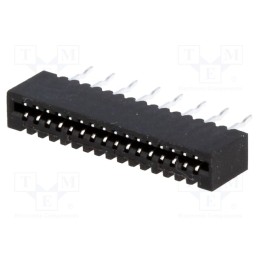 20 pcs : DS1020-04-16BVT1 - Connector: FFC/FPC, straight, PIN: 16, Non-ZIF, THT, tinned, 20mΩ