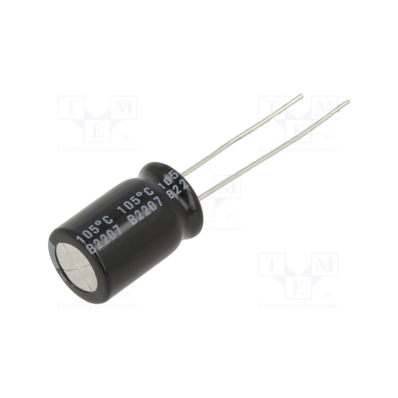 50 pcs : UVZ1V471MPD1TD - Capacitor: electrolytic, THT, 470uF, 35VDC, Ø10x16mm, Pitch: 5mm