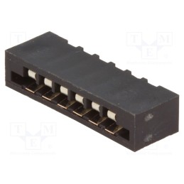 50 pcs : DS1020-06ST1D - Connector: FFC/FPC, straight, PIN: 6, Non-ZIF, THT, tinned, 20mΩ