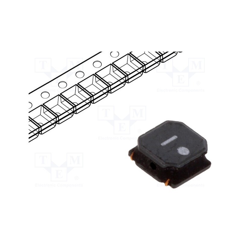 50 pcs : DJNR4018-1R0-S - Inductor: wire, SMD, 1uH, Ioper: 3.2A, 27mΩ, ±30%, Isat: 4A, 4x4x1.8mm