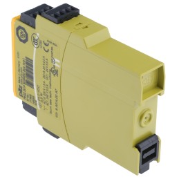 1 pcs - Pilz Single/Dual-Channel Safety Switch/Interlock Safety Relay, 24V dc, 2 Safety Contacts