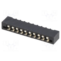 50 pcs : DS1020-10ST1D - Connector: FFC/FPC, straight, PIN: 10, Non-ZIF, THT, tinned, 20mΩ
