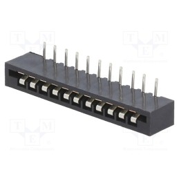 50 pcs : DS1020-11RT1D - Connector: FFC/FPC, angled 90°, PIN: 11, Non-ZIF, THT, tinned, 20mΩ