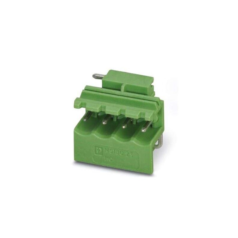 200 pcs - Phoenix Contact 5mm Pitch 4 Way Pluggable Terminal Block, Header