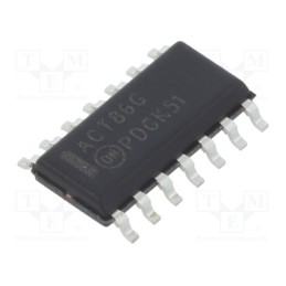 10 pcs : MC74ACT86DG - IC: digital, XOR, Ch: 4, IN: 2, SMD, SO14, 2÷6VDC, -40÷85°C, , 40uA