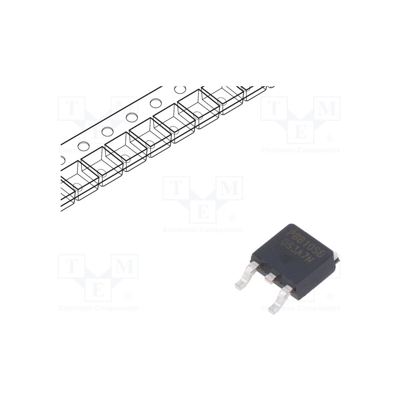 10 pcs : P8B10SB-5071 - Transistor: N-MOSFET, EETMOS3, unipolar, 100V, 8A, Idm: 24A, 20W