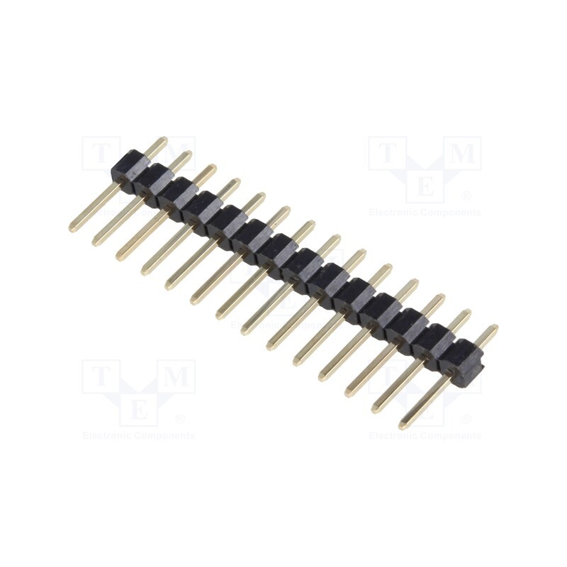 50 pcs : DS1021-1*14SF11-B - Pin header, pin strips, male, PIN: 14, straight, 2.54mm, THT, 1x14