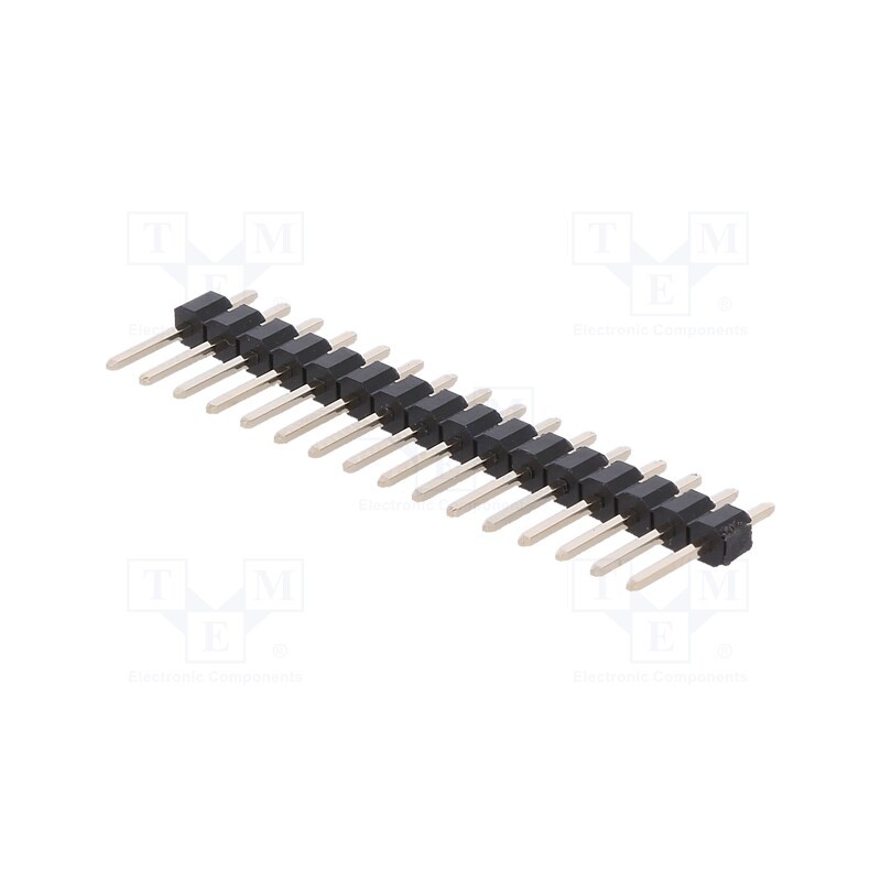 50 pcs : DS1021-1*16SF11 - Pin header, pin strips, male, PIN: 16, straight, 2.54mm, THT, 1x16