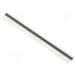50 pcs : DS1021-1*40SF11-B - Pin header, pin strips, male, PIN: 40, straight, 2.54mm, THT, 1x40