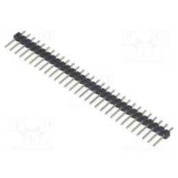 50 pcs : DS1021-1X30SF11-B - Pin header, pin strips, male, PIN: 30, straight, 2.54mm, THT, 1x30
