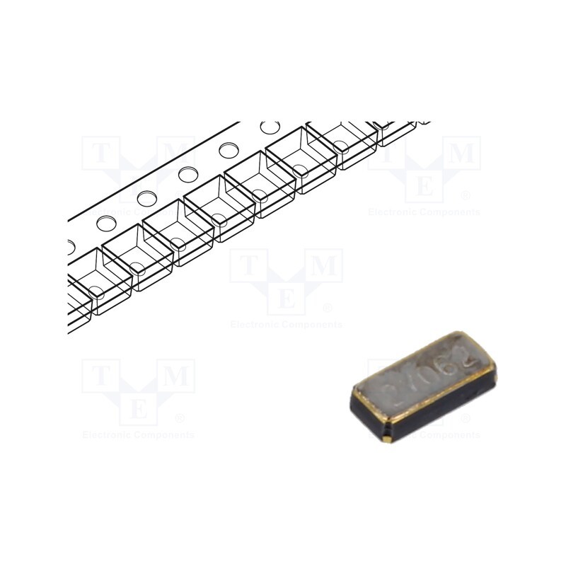 10 pcs : QT3CD-32.768KEZY-T - Resonator: quartz, 32.768kHz, ±10ppm, 7pF, SMD, 3.2x1.5x0.9mm
