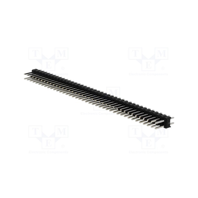 10 pcs : DS1021-2*40SF11 - Pin header, pin strips, male, PIN: 80, straight, 2.54mm, THT, 2x40