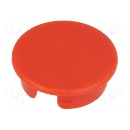 10 pcs : A4140002 - Cap, ABS, red, push-in, round, A2540,A2640