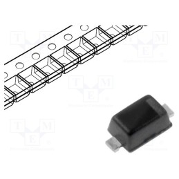50 pcs : BZX585-C30,115 - Diode: Zener, 0.3W, 30V, SMD, , SOD523, Ifmax: 200mA