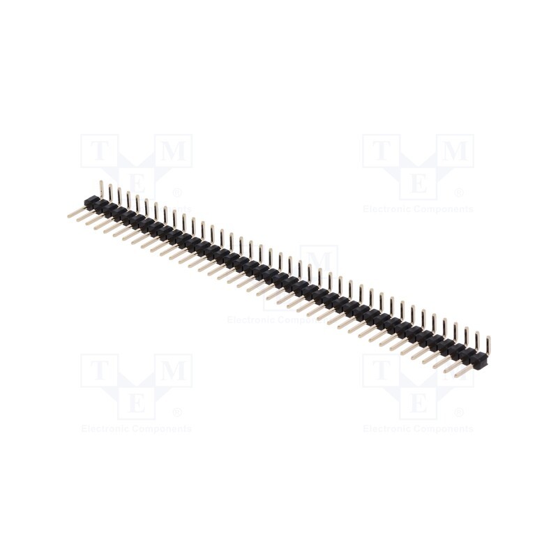 10 pcs : DS1022-1*40RDF11-B - Pin header, pin strips, male, PIN: 40, angled 90°, 2.54mm, THT, 1x40