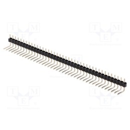 10 pcs : DS1022-1*40RUF11 - Pin header, pin strips, male, PIN: 40, angled 90°, 2.54mm, THT, 1x40